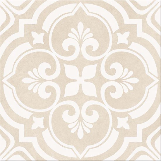 Gres szkliwiony ARCONIA beige style patchwork satin 29,8x29,8 gat. I Cersanit