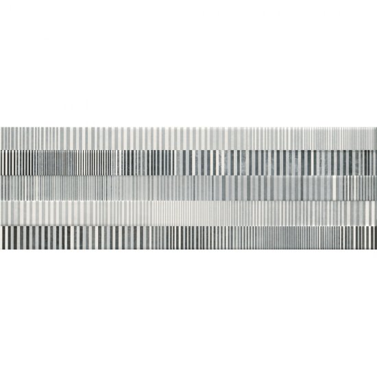 Płytka ścienna inserto CONCRETE STRIPES multicolour strips mat 29x89 #480 gat. I