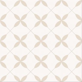 Gres szkliwiony ARCONIA beige flora patchwork satin 29,8x29,8 gat. I Cersanit