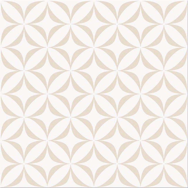 Gres szkliwiony ARCONIA beige decori patchwork satin 29,8x29,8 gat. I Cersanit