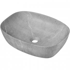 COMAD Umywalka nablatowa ANNA 50 szary mat UN-ANNA-MH1