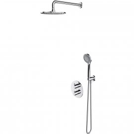 OMNIRES Termostatyczny system prysznicowy Y podtynkowy chrom połysk SYSYT05CR