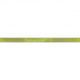 Płytka ścienna listwa szklana VENEZIA verde glossy 2x35 gat. I