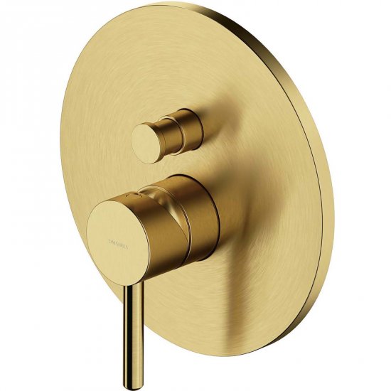 OMNIRES Bateria prysznicowo-wannowa Y podtynkowa mosiądz szczotkowany Y1235BSB