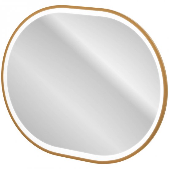 COMAD Lustro LED APOLLO w ramie złoty 70 cm