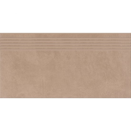 Gres szkliwiony stopnica ARES brown mat 29,8x59,8 gat. I