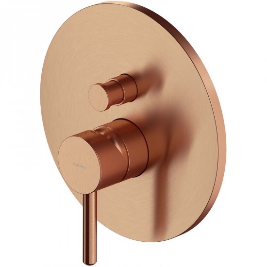 OMNIRES Bateria prysznicowo-wannowa Y podtynkowa miedź szczotkowana Y1235CPB