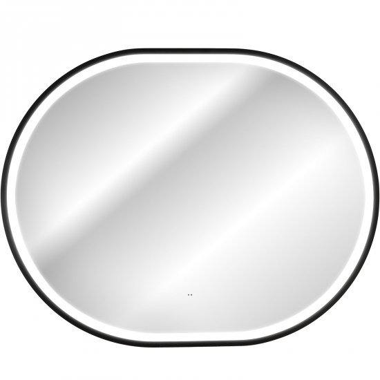 COMAD Lustro LED APOLLO w ramie czarny 70 cm