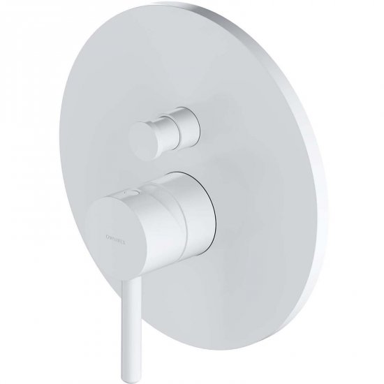 OMNIRES Bateria prysznicowo-wannowa Y podtynkowa biały mat Y1235WM