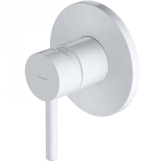 OMNIRES Bateria prysznicowa Y podtynkowa biały mat Y1245WM