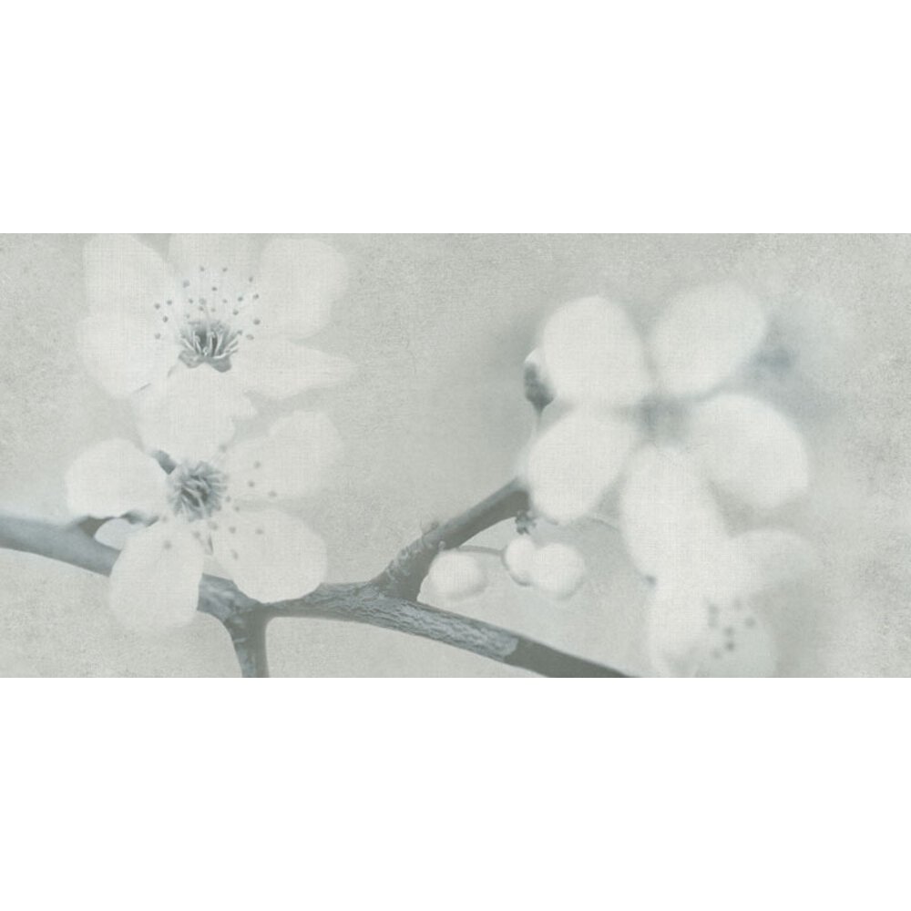 Gres szkliwiony inserto EARLY PASTELS grey flower mat 29x59,3 gat. I