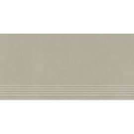 Gres zdobiony stopnica URBAN MIX light grey mat 29,55x59,4 gat. I