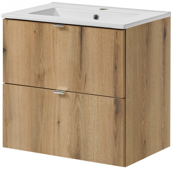 COMAD Szafka NOVA OAK z umywalką meblową DANCE 60 cm
