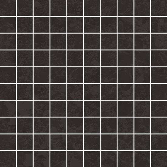 Gres szkliwiony mozaika EQUINOX black mat 29x29 gat. I