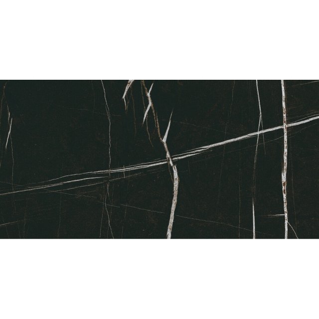 Gres szkliwiony DESERT WIND black polished 59,8x119,8 gat. II