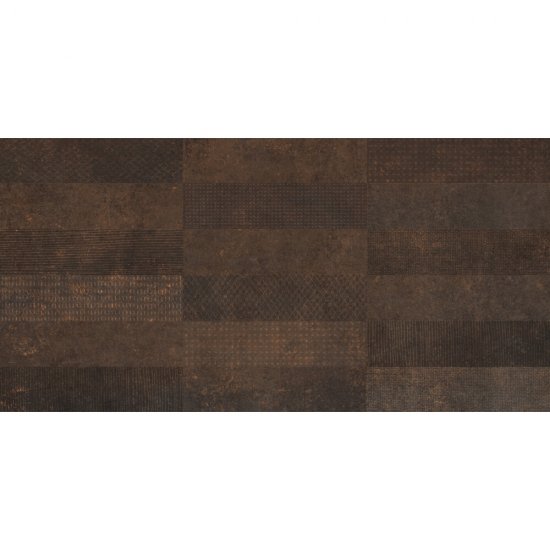 Płytka ścienna METALIKO copper mat pattern 29,8x59,8 gat. I