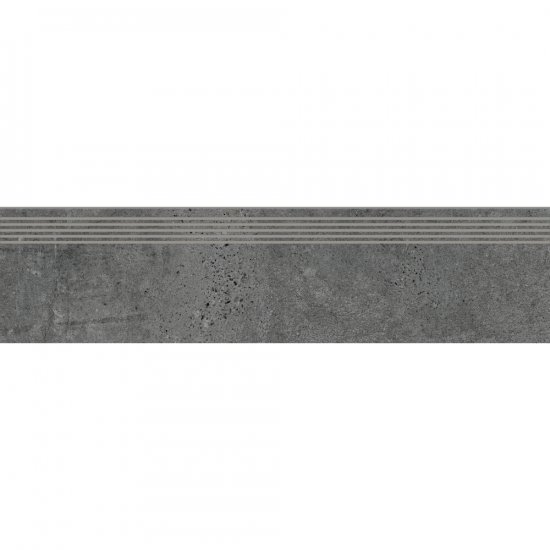 Gres szkliwiony stopnica MOONROW grey mat 29,8x119,8 gat. I