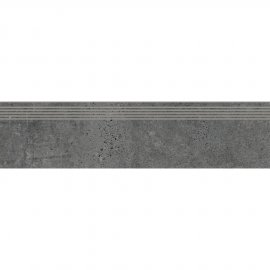 Gres szkliwiony stopnica MOONROW grey mat 29,8x119,8 gat. I