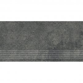 Gres szkliwiony stopnica GIGANT dark grey mat 29,8x59,8 gat. I