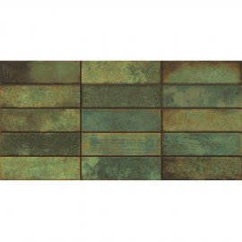 Płytka ścienna TUZZI dark green glossy 29,7x60 gat. II