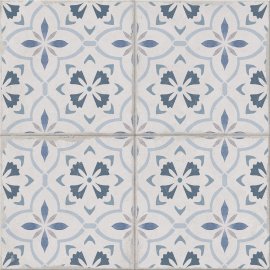 Gres szkliwiony TOSCARIA PATH blue mat 42x42 gat. II