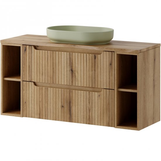 COMAD Zestaw mebli NOVA COAST EVOKE szafka z blatem NATURE COAST 120cm, 2 szafki, umywalka RIVER