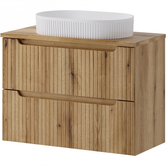 COMAD Zestaw mebli NOVA COAST EVOKE szafka z blatem NATURE COAST EVOKE 80 cm, umywalka BEYOND