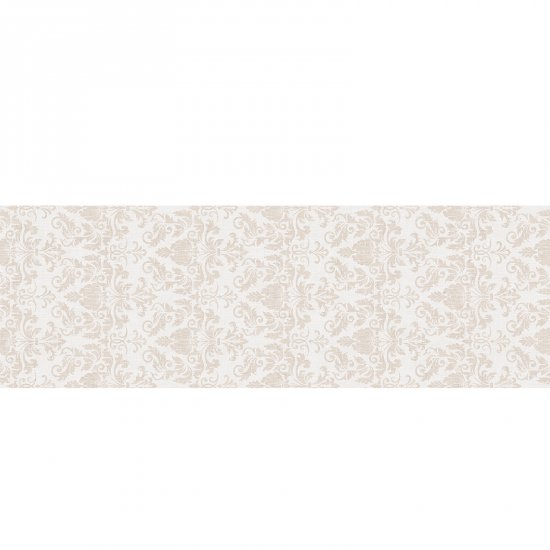 Płytka ścienna LUVIE white ornament satin 39,8x119,8 gat. II