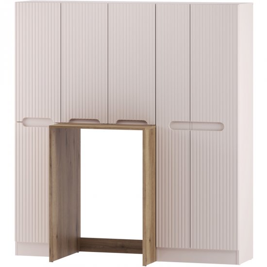 COMAD Zestaw mebli NOVA CASHMERE 3 słupki, 2 szafki 35 cm, obudowa pralki COAST EVOKE 70 cm