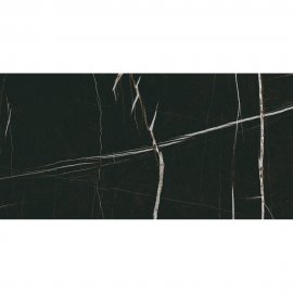 Gres szkliwiony DESERT WIND black polished 59,8x119,8 gat. I