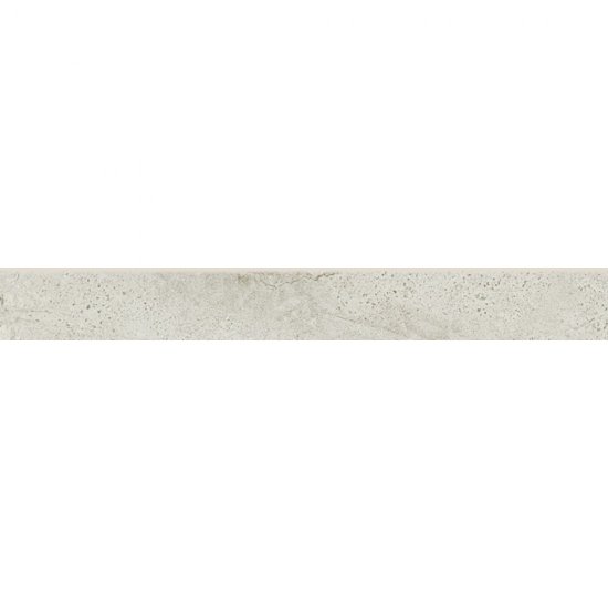 Gres szkliwiony cokół NEWSTONE white mat 7,2x59,8 gat. I