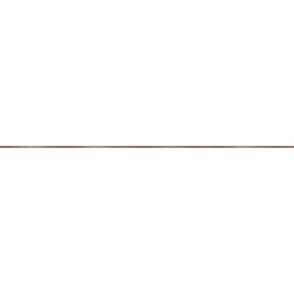 Płytka ścienna listwa UNIVERSAL METAL BORDERS copper mat 1x119,8 gat. I