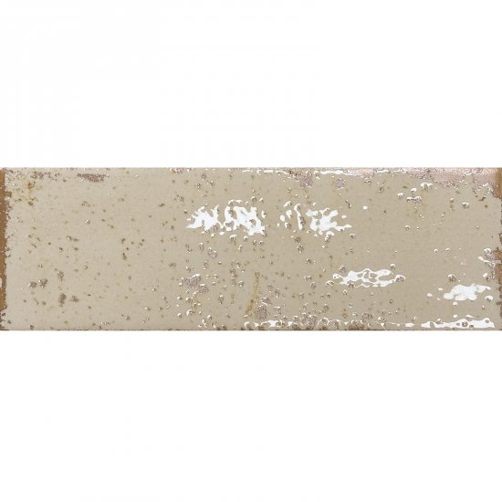 Gres szkliwiony hiszpański Bestile MUSA BEIGE błyszczący 6,5x20 gat. I
