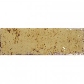 Gres szkliwiony hiszpański Bestile MUSA OCRE błyszczący 6,5x20 gat. I