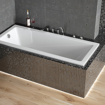 BESCO Wanna prostokątna MODERN SLIM 160x70 #WAM-160-SL