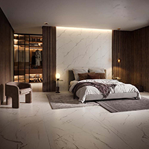 Gres szkliwiony CALACATTA NEW white polished 60x120 gat. I Cersanit