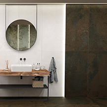 Gres szkliwiony hiszpański Tau BROOKLYN BLACK metalizowany mat 60x120 gat. I