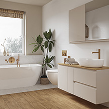 Wanna wolnostojąca GARDA przyścienna biała 165x75 S1016-004