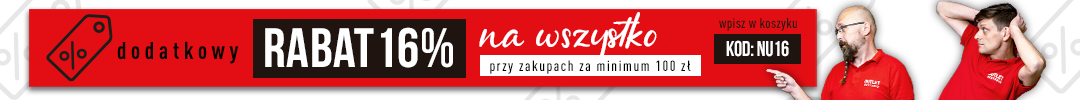 16% rabatu od 100 zł