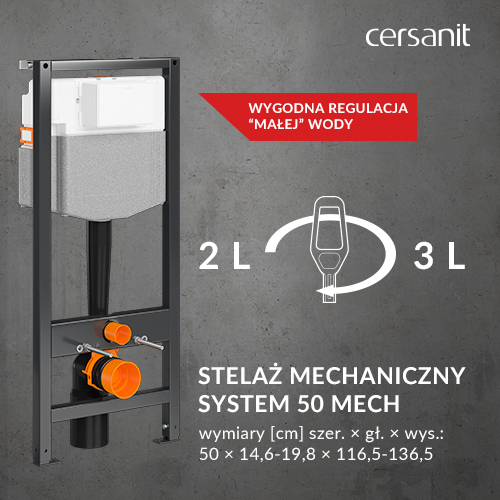 cersanit_nexterio_stelaż_mechaniczny_system_50_mech