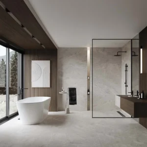 gres szkliwiony pontino light grey mat