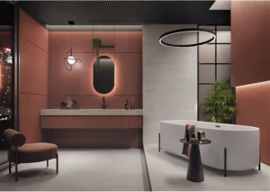 płytka ścienna claret red satin
