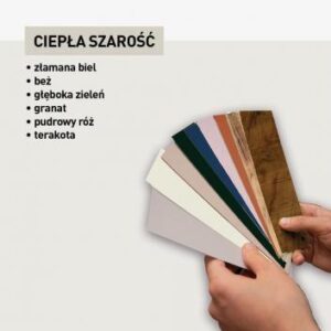 paleta kolorów ciepła szarość