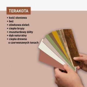 paleta kolorów terakota