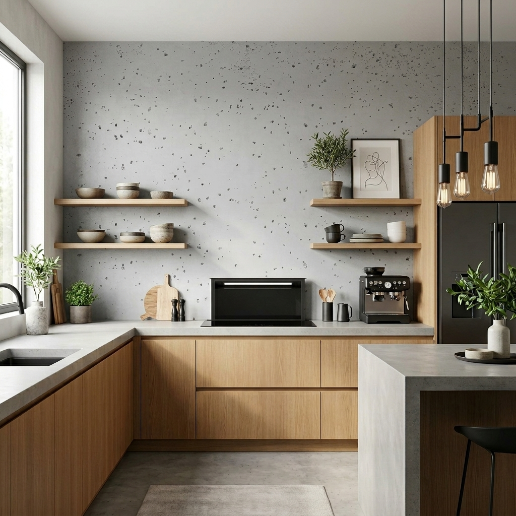 co będzie pasować na ścianę w kuchni zamiast płytek