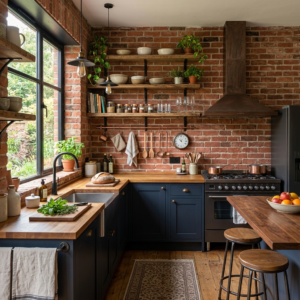 ściana w kuchni jak ją zaaranżować bez płytek