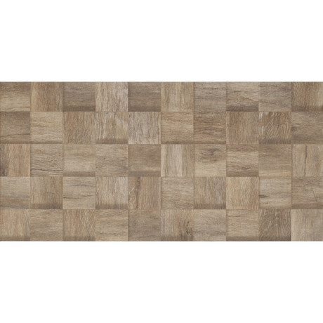 Gres szkliwiony dekor SILENT WOOD brown mat 29,7x59,8 gat. II