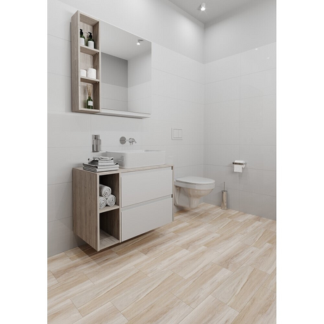 Płytka ścienna IGA white mat 29x59 gat. II