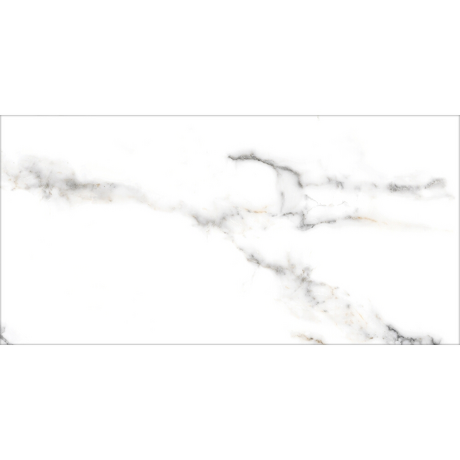 Gres szkliwiony CARRARA white polished 60x120 gat. I