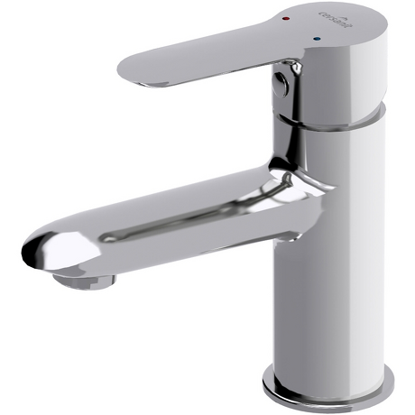 CERSANIT Bateria umywalkowa stojąca LUMI chrom z korkiem metalowym S951-043